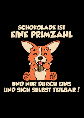 Chocolate Math Fox Funny