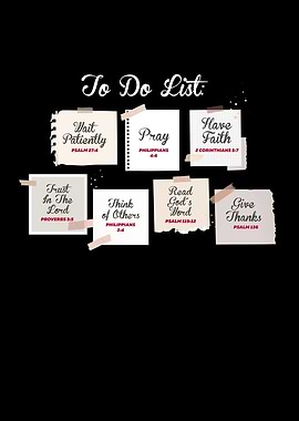 Christian To Do List