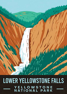 Lower Yellowstone Falls