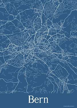 Bern Switzerland Blue