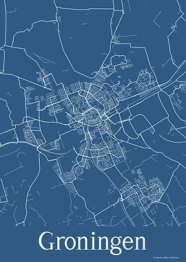 Groningen Netherlands Blue