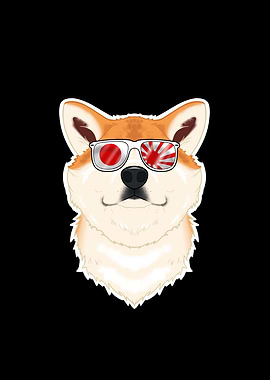 Akita Inu Japan Sunglasses