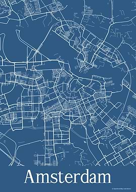 Amsterdam Netherlands Blue