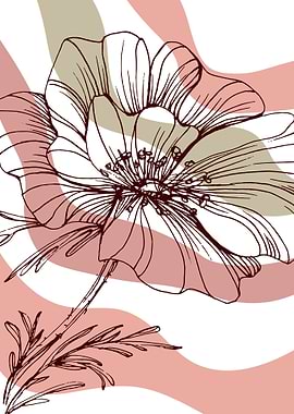 Poppy Botanical Floral