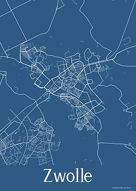 Zwolle Netherlands Blue