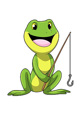 Frog Fisher Fishing rod