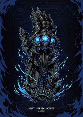 Blue Sentinel Gauntlet