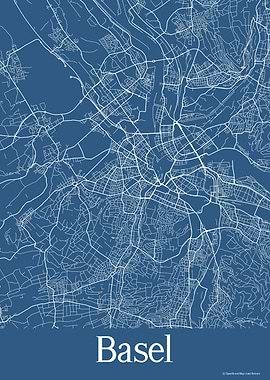 Basel Switzerland Blue
