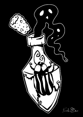 Creepy Bug in bottle