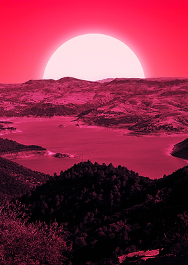 Red Summer Sunrise