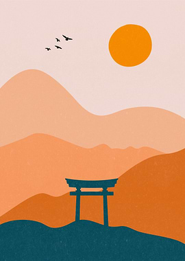 Mountain Landscape Minimal