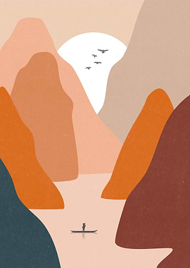 Mount Landscape Minimalist