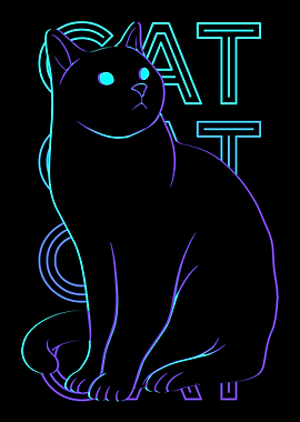 Cat Retro