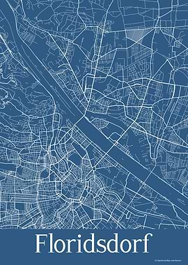 Floridsdorf Austria Blue