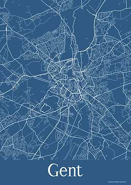 Gent Belgium Blue