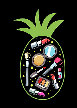 Pineapple Makeup