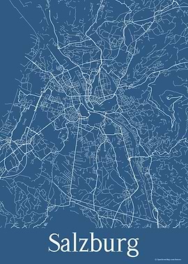 Salzburg Austria Blue