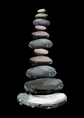 Nature Rock Stacking