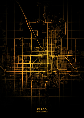 Fargo City Map