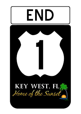 A1A Hwy Sign Florida