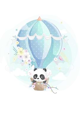 Cute Panda And Friends