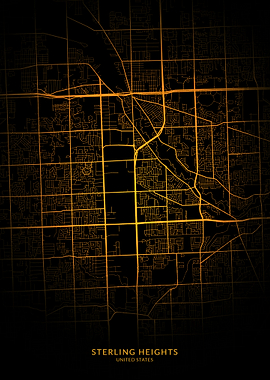 Sterling Heights City Map
