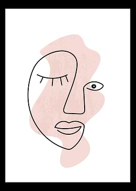 Minimal Abstract Woman