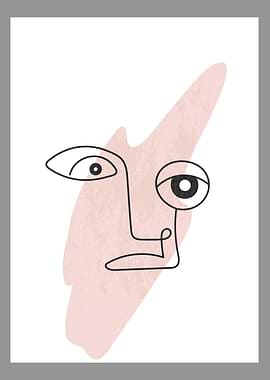 Minimal Abstract Woman