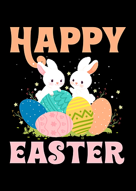 Happy Easter Family Girls