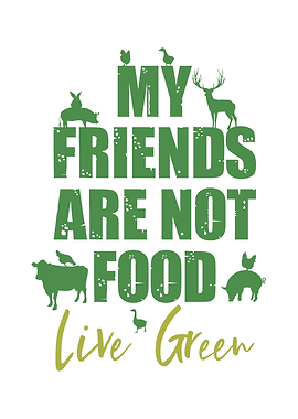 My Friends are not food