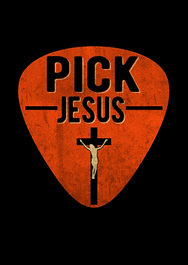 Jesus Guitar Pick Music