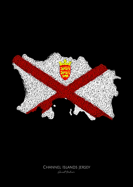 Channel Island Jersey Flag