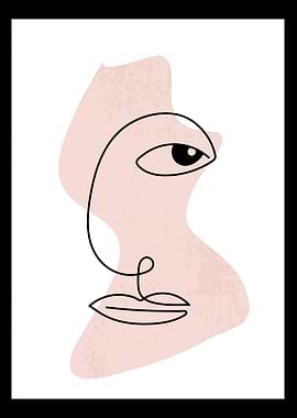 Minimal Abstract Woman