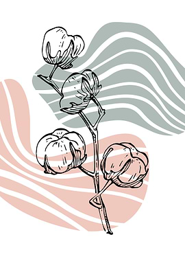 Cotton Abstract Nordic