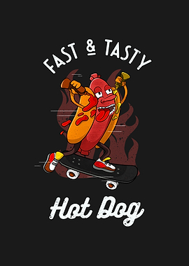 Fast Tasty Hotdog Funny