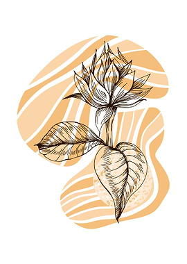 Sunflower Geometric flower