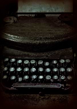 An old typewriter