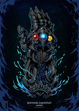 3Color Sent Gauntlet Text