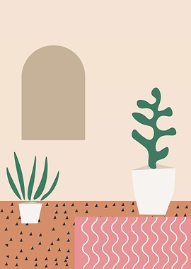 Abstract and simple corner