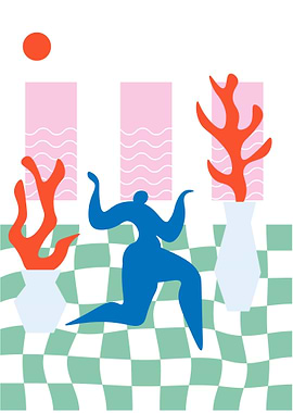 Abstract shape dancing