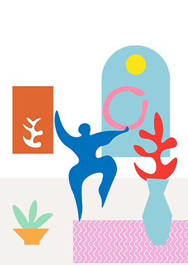 Happy abstract shapes