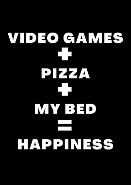 Video Games Pizza Funny