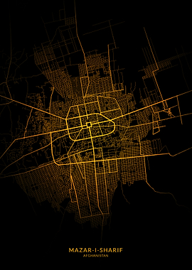 Mazari Sharif City Map