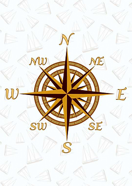 Nautical Compass Rose