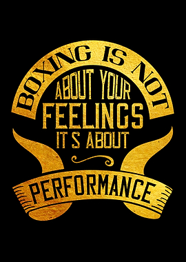 Boxing is not about your