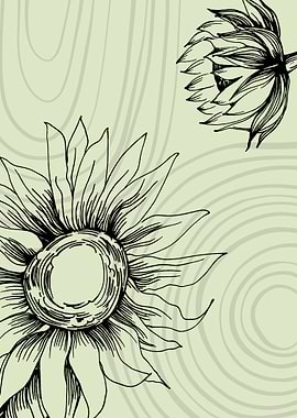 Sunflower art
