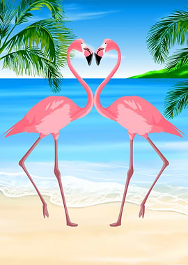 Love Pink Flamingos