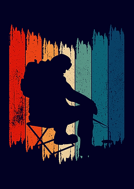 Retro Ice Fishing Vintage