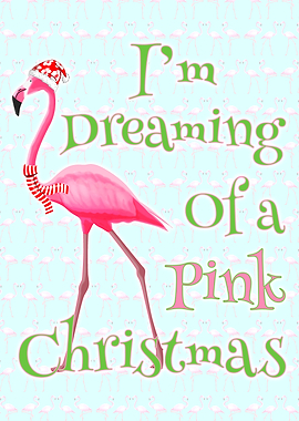Pink Flamingo Christmas