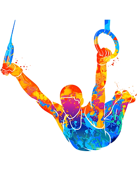 gymnast on rings